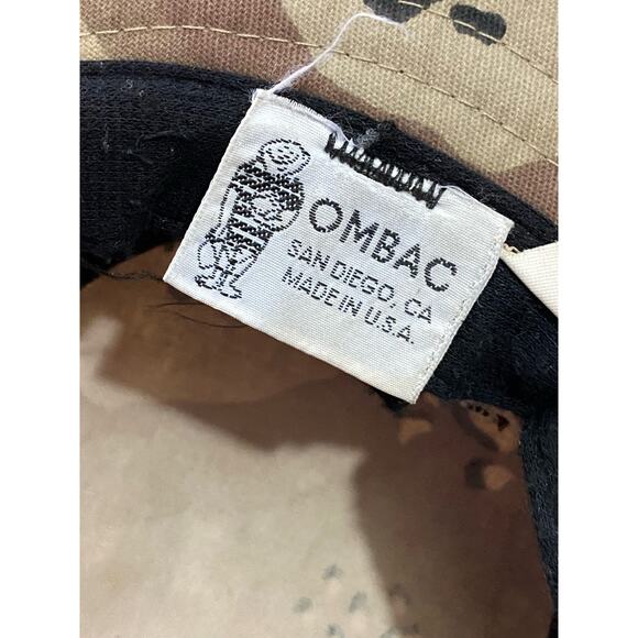 OMBAC San Diego CA Trucker Camo bucket Hat California Made in USA - Picture 2 of 10